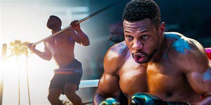 Jonathan Majors With Creed 3 co-stars